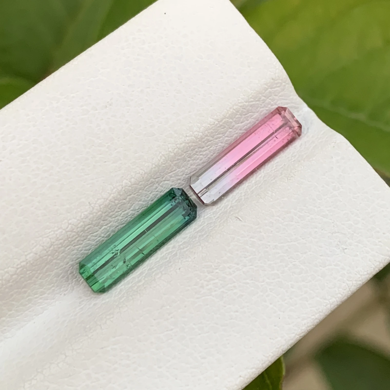 2.55 ct Natural Tourmaline reverse pair gemstone