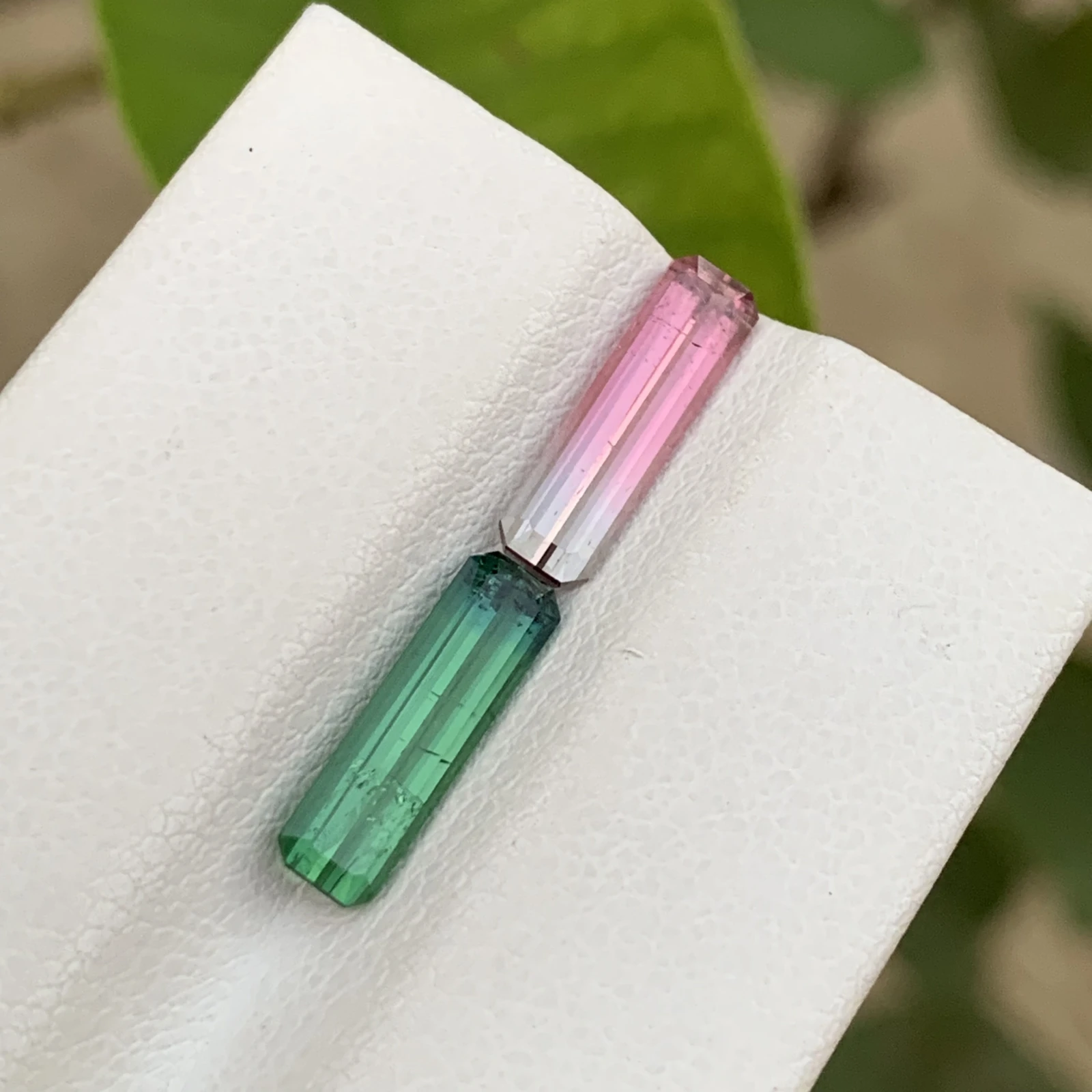 2.55 ct Natural Tourmaline reverse pair gemstone