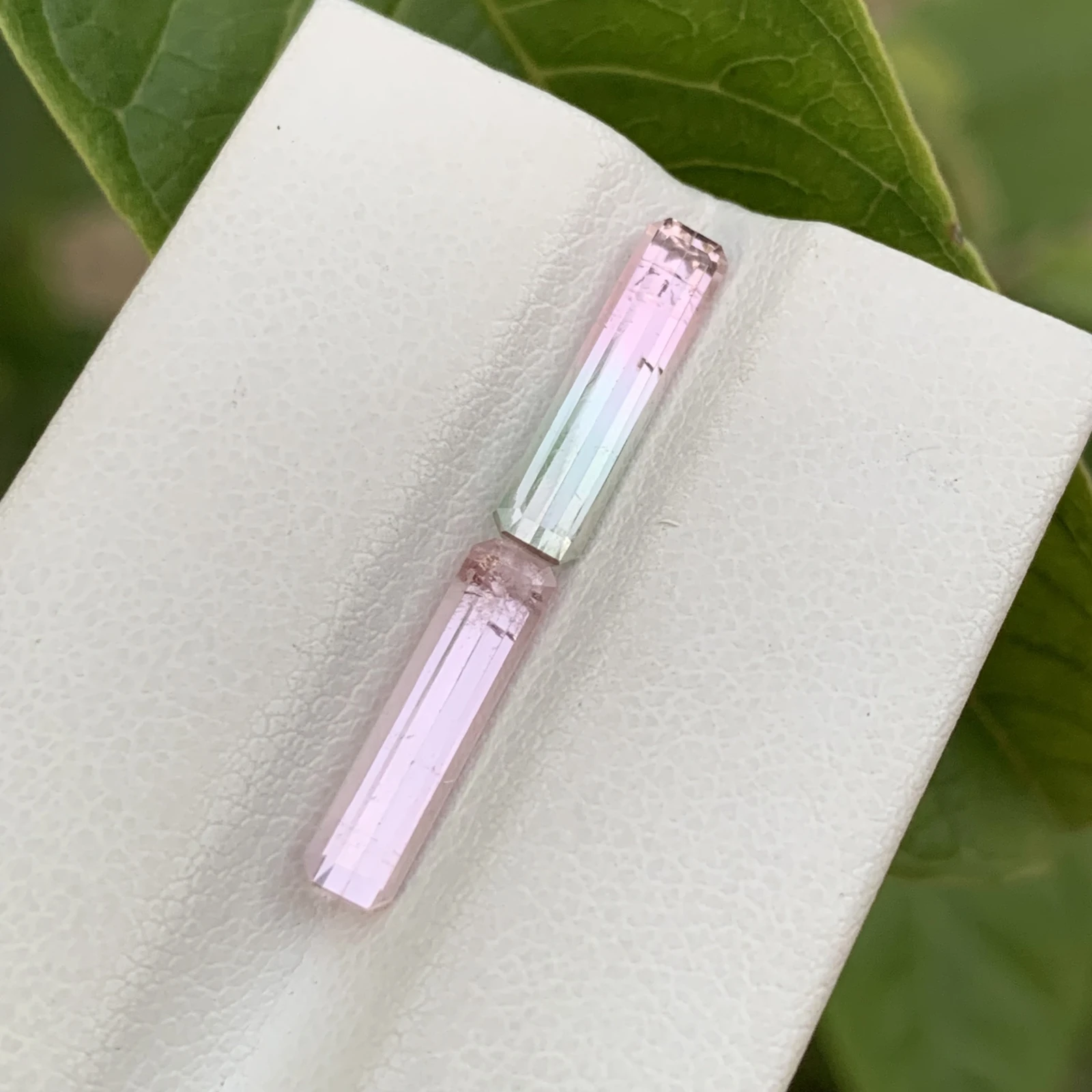 2.70 ct Natural Tourmaline loose gemstone pair octagon cut