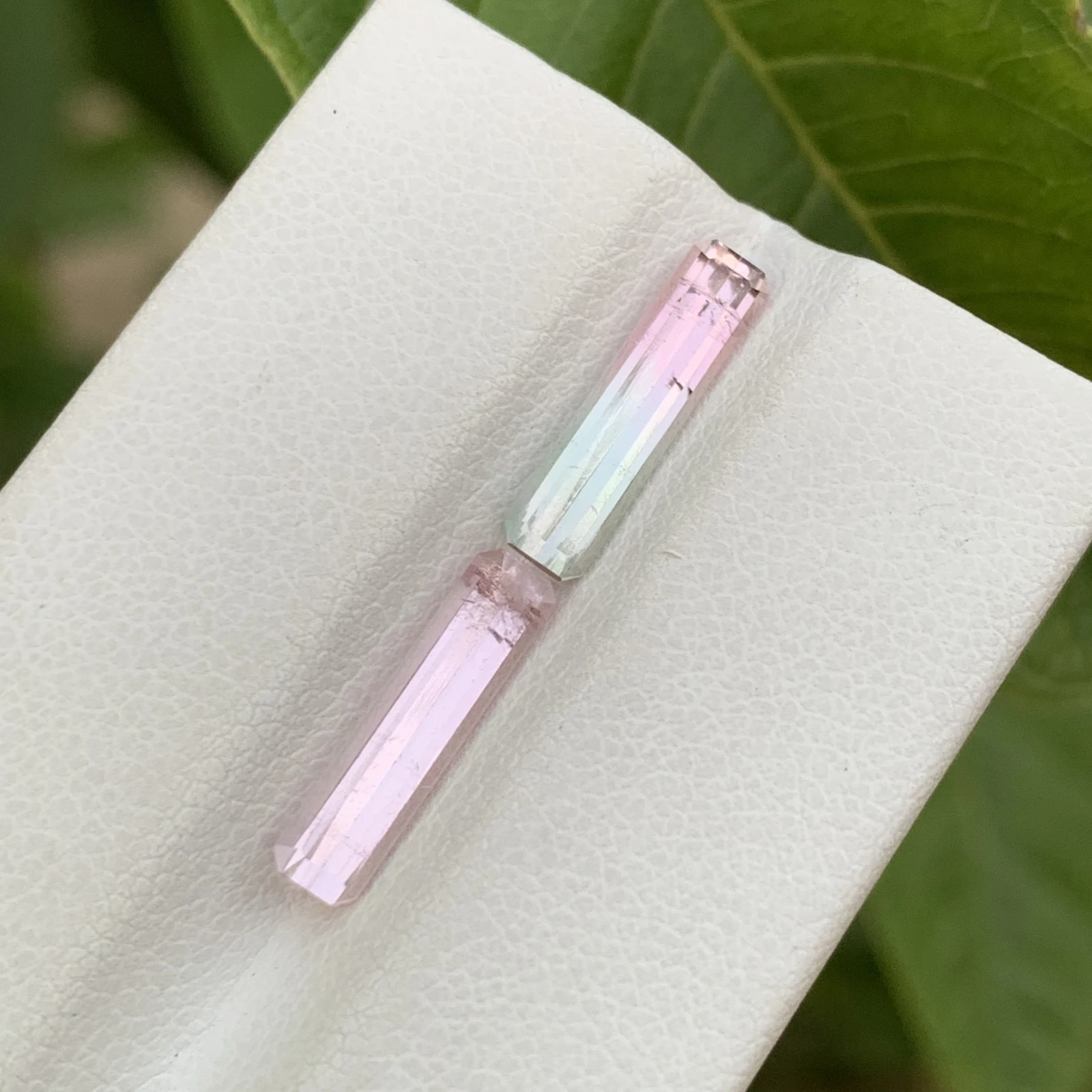 2.70 ct Natural Tourmaline loose gemstone pair octagon cut