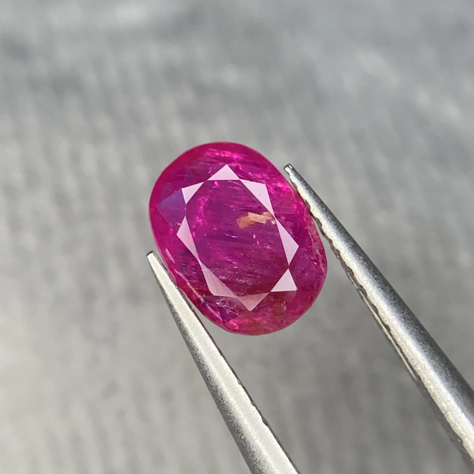 1.40ct Natural Ruby loose gemstone oval shape from Afghanistan