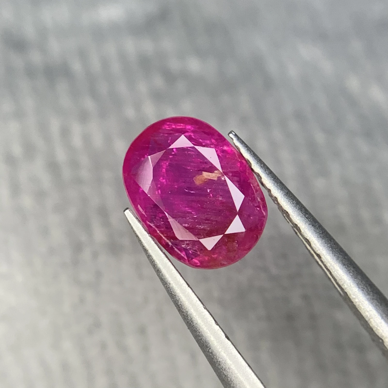1.40ct Natural Ruby loose gemstone oval shape from Afghanistan