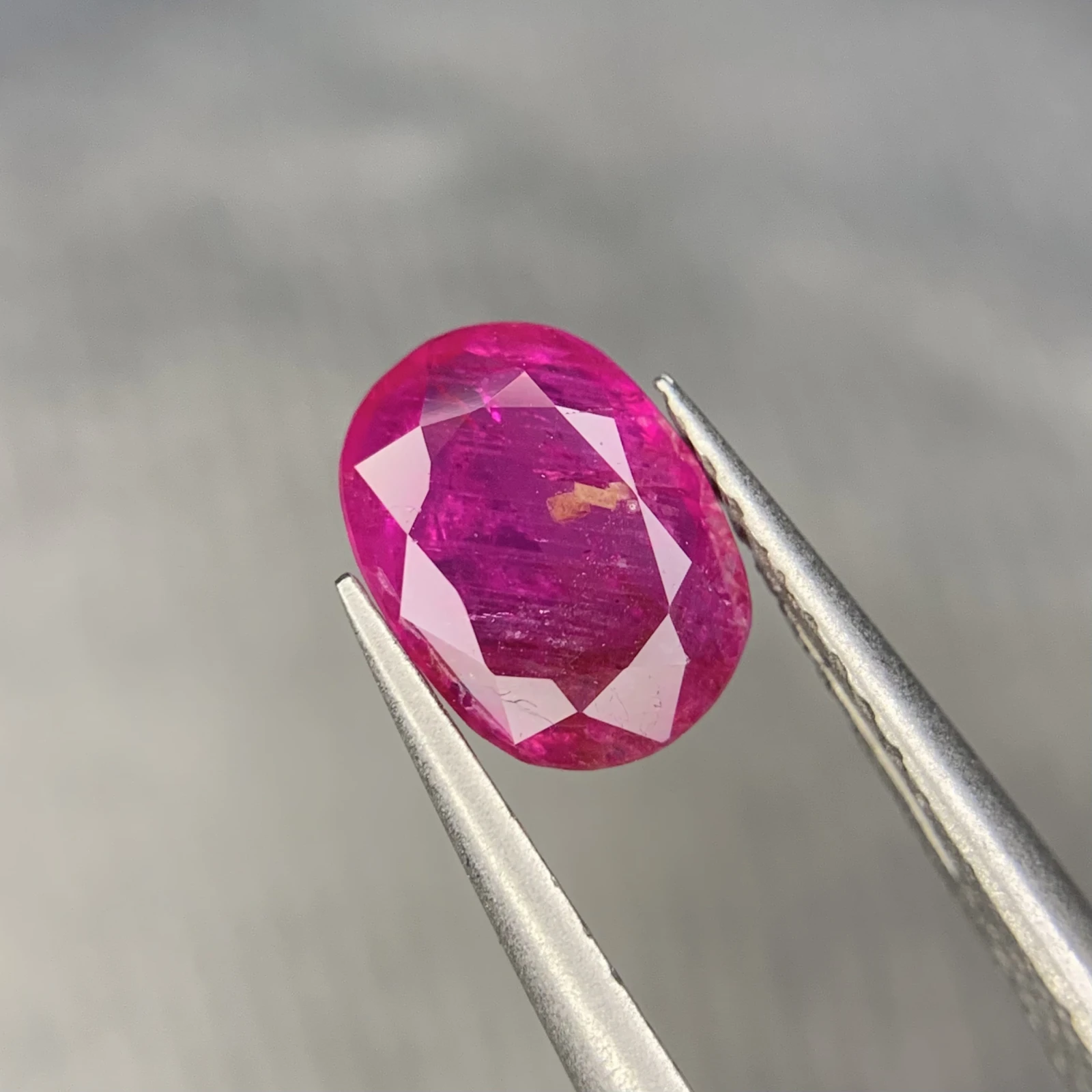 1.40ct Natural Ruby loose gemstone oval shape from Afghanistan
