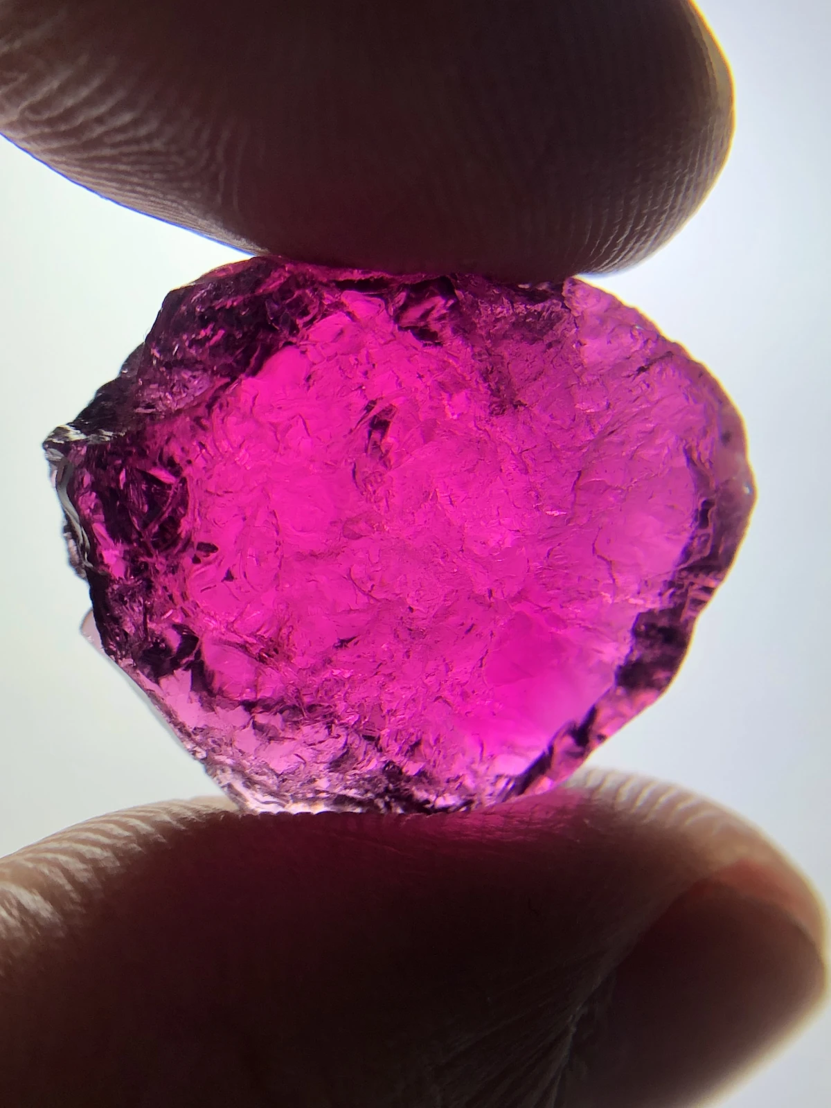 Rough Rubellite Tourmaline 29.4 carat
