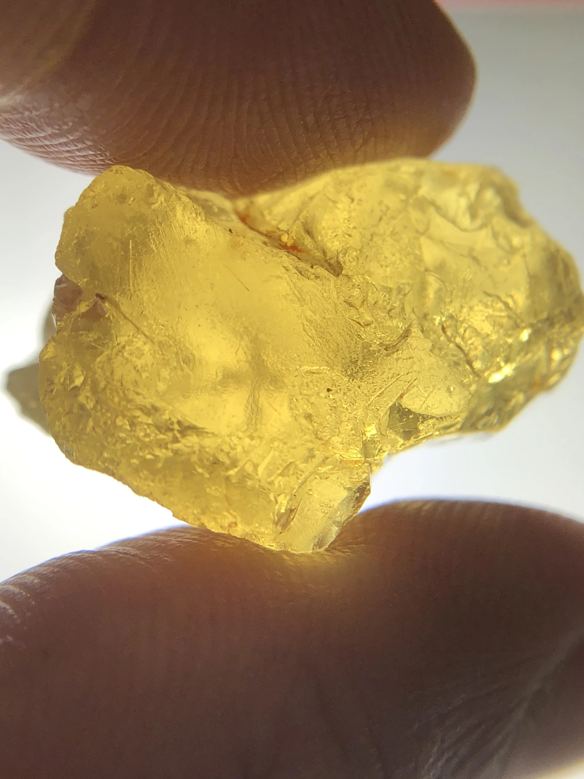 Yellow Scapolite 96 carat Facet Quality Rough