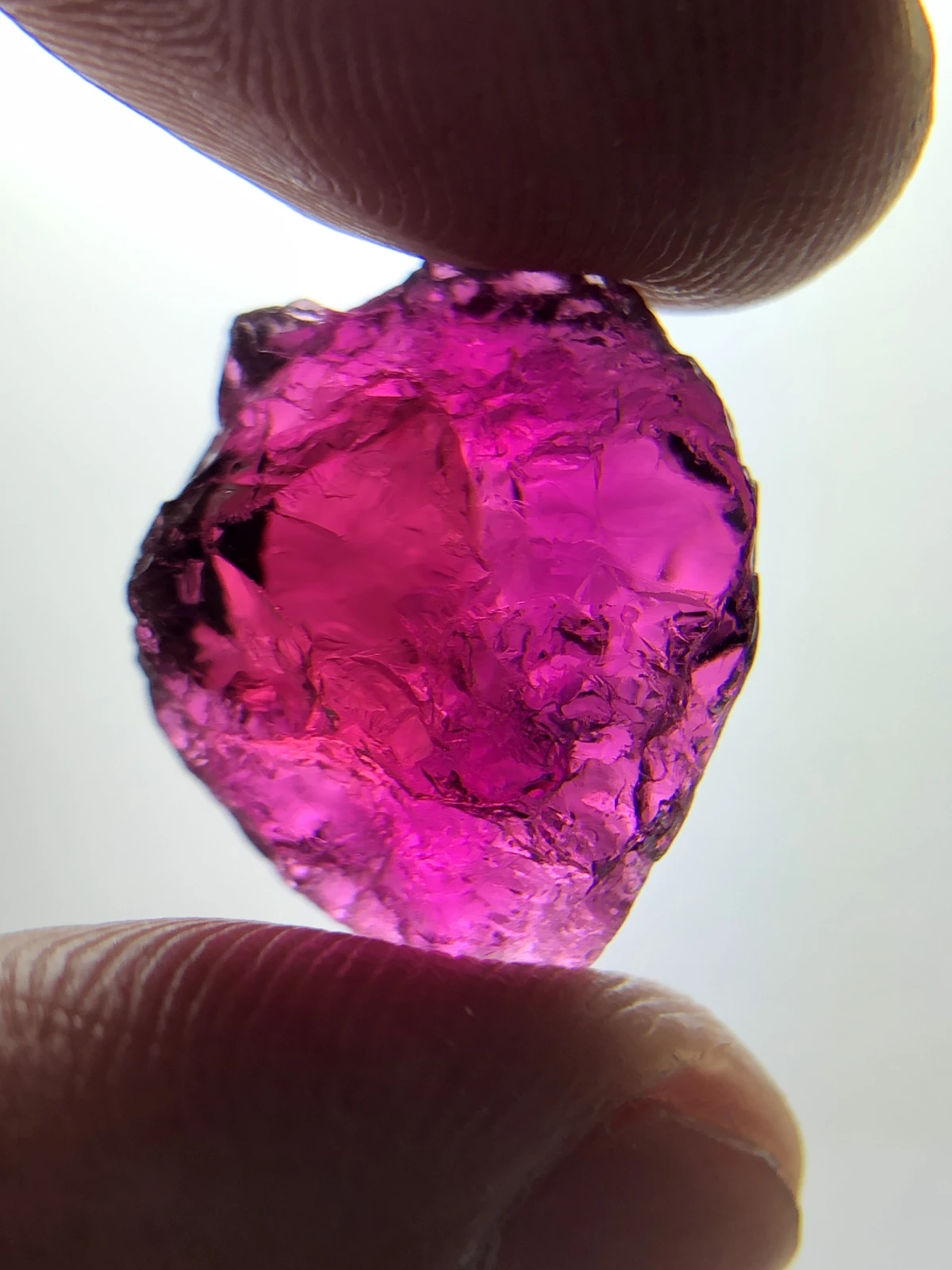 Rough Rubellite Tourmaline Facet Quality Rough From Madagascar