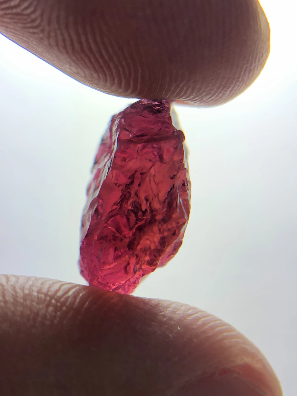 Rough Rubellite Tourmaline Facet Quality Rough From Madagascar