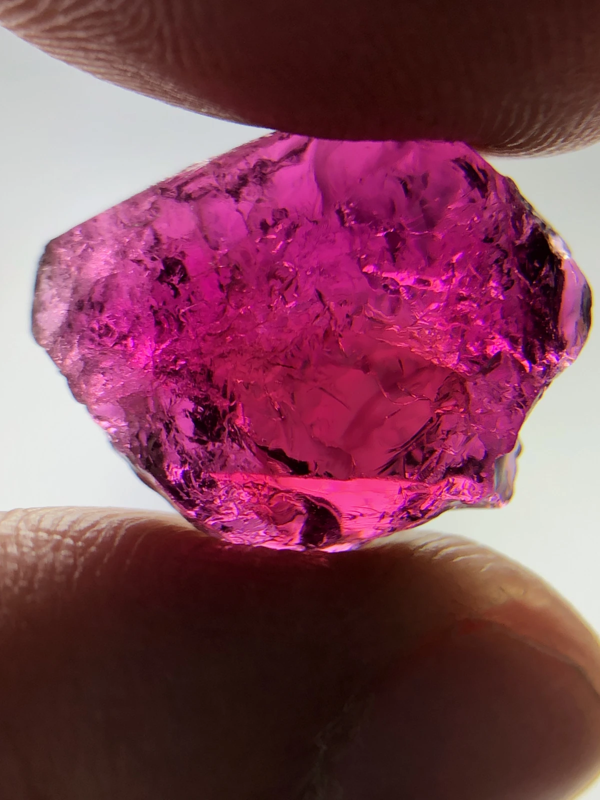 Rough Rubellite Tourmaline Facet Quality Rough From Madagascar