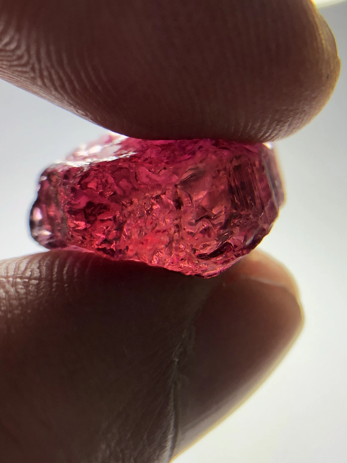 Rough Rubellite Tourmaline Facet Quality Rough From Madagascar