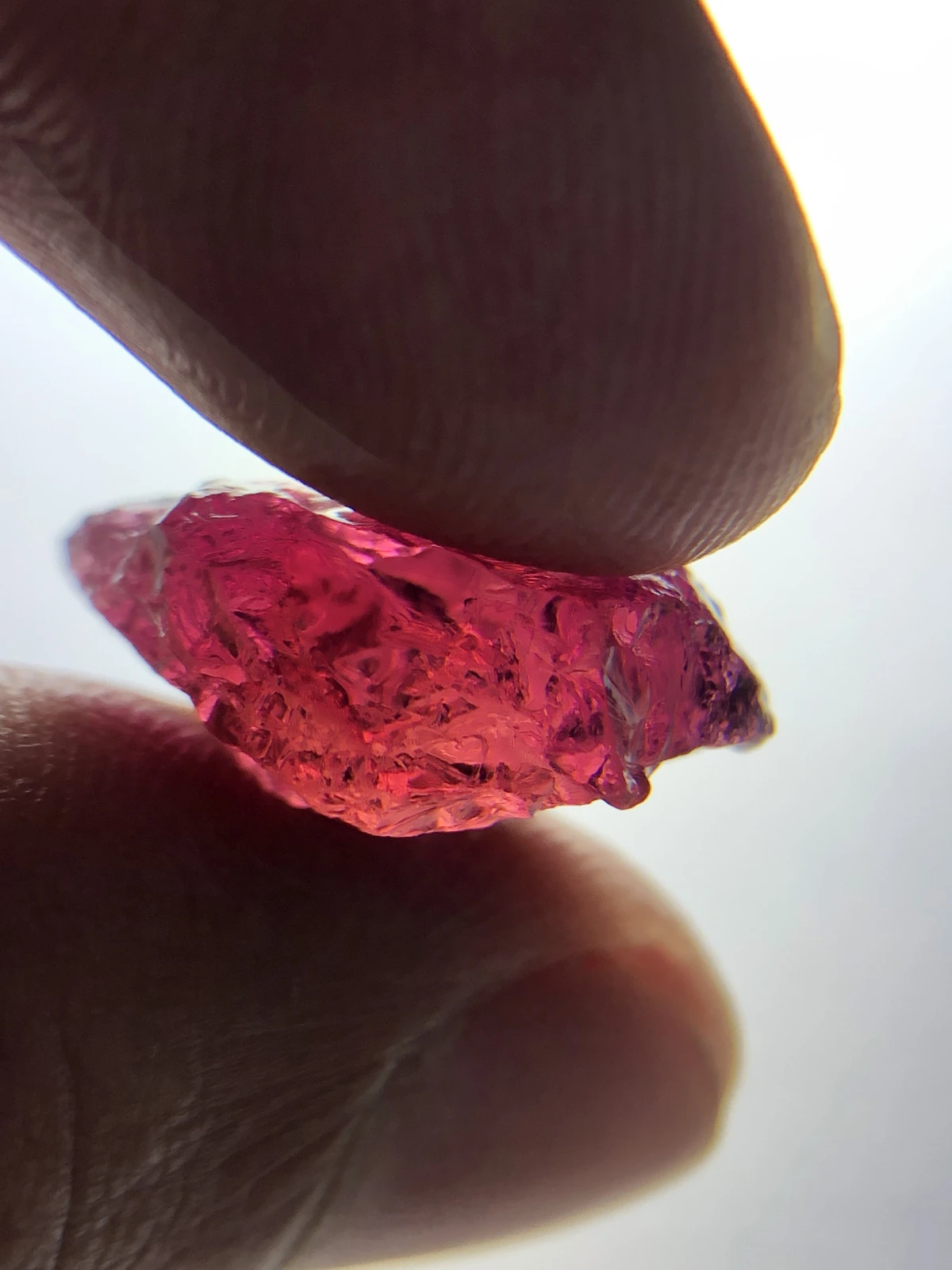 Rough Rubellite Tourmaline Facet Quality Rough From Madagascar
