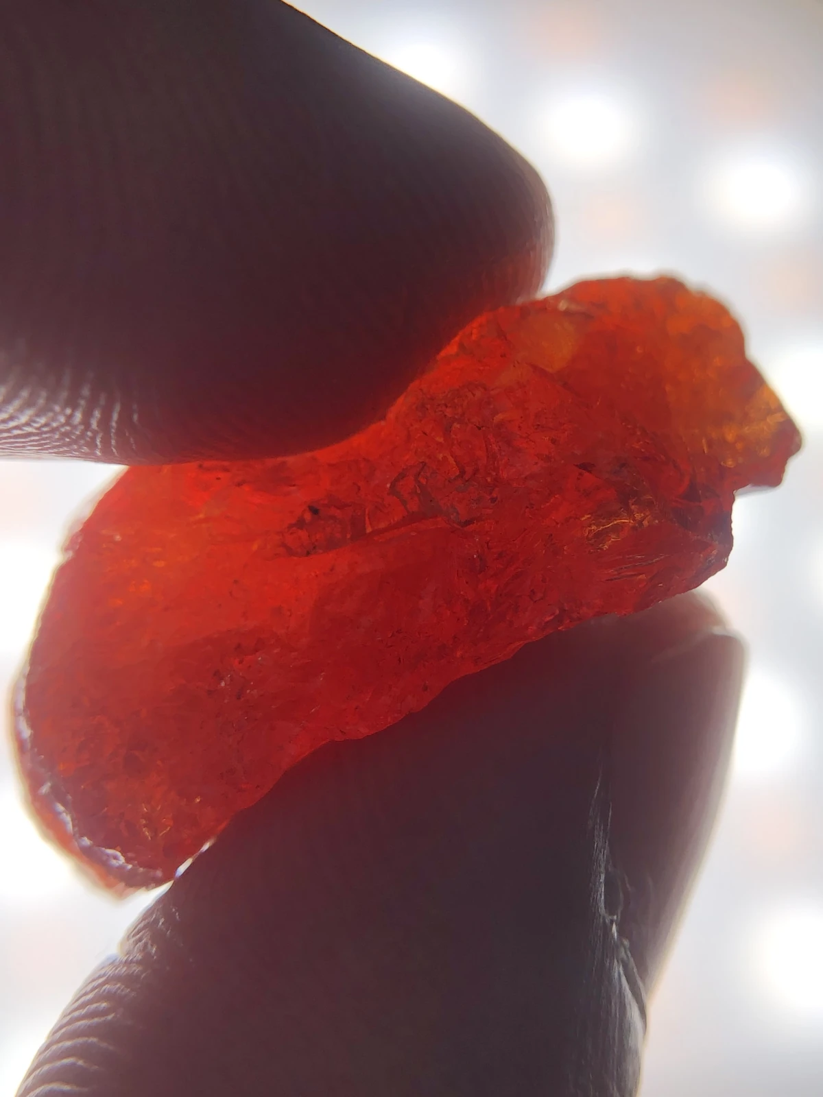 Rough Spessartite Garnet Facet Grade Rough From Madagascar