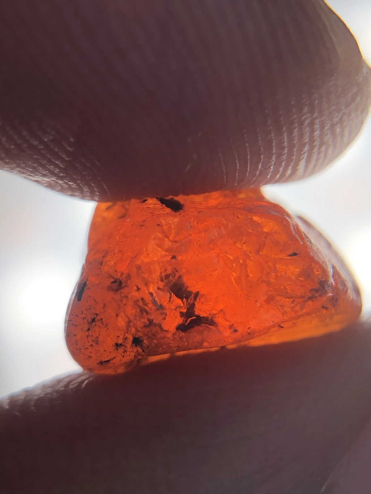 Spessartite Garnet Facet Grade Rough from Madagascar