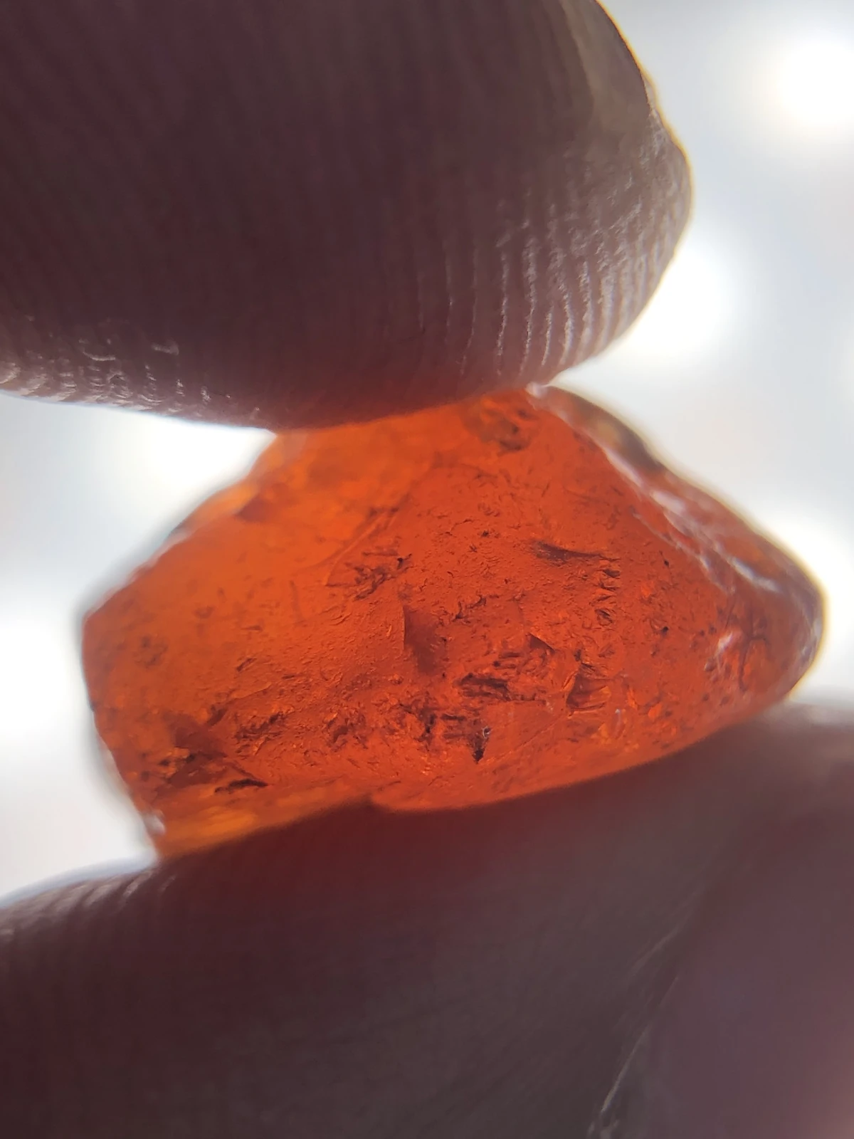 Spessartite Garnet Facet Grade Rough from Madagascar