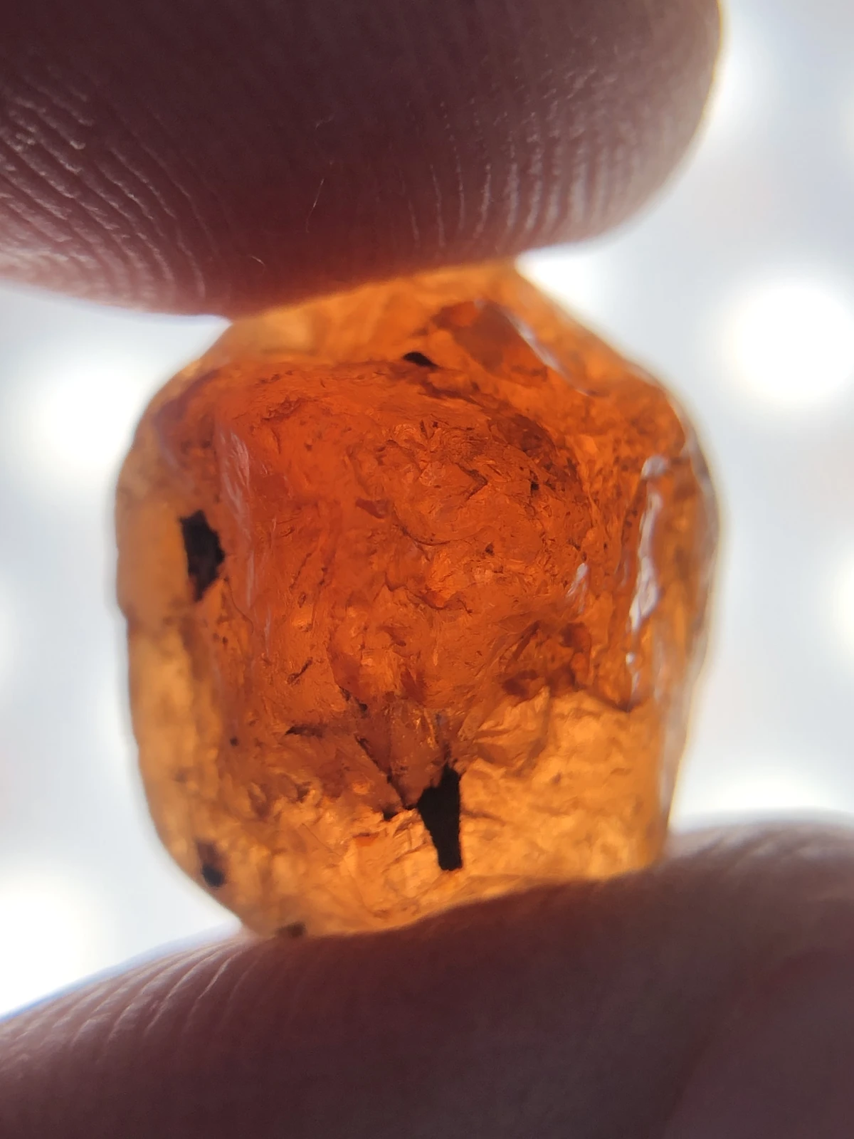 Spessartite Garnet Facet Grade Rough from Madagascar
