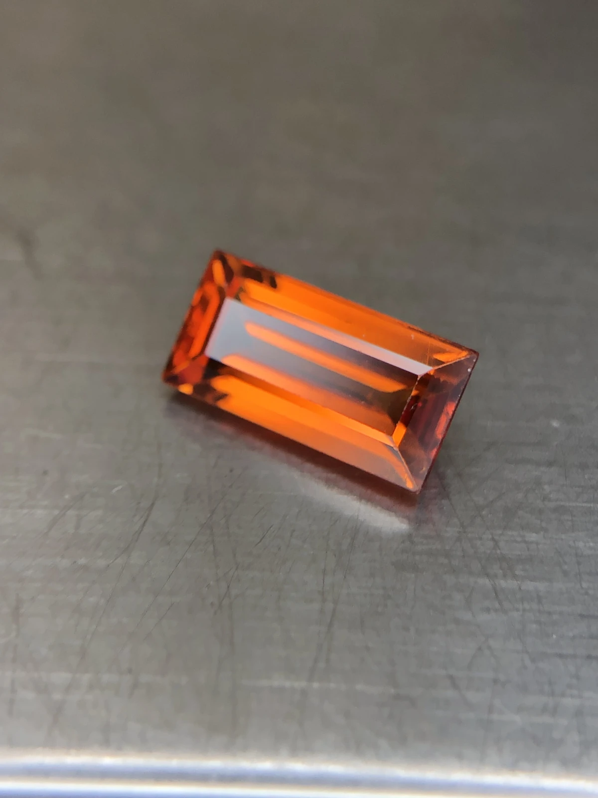 Vibrant Mandarin Garnet 2.6 carat Loose Gemstone