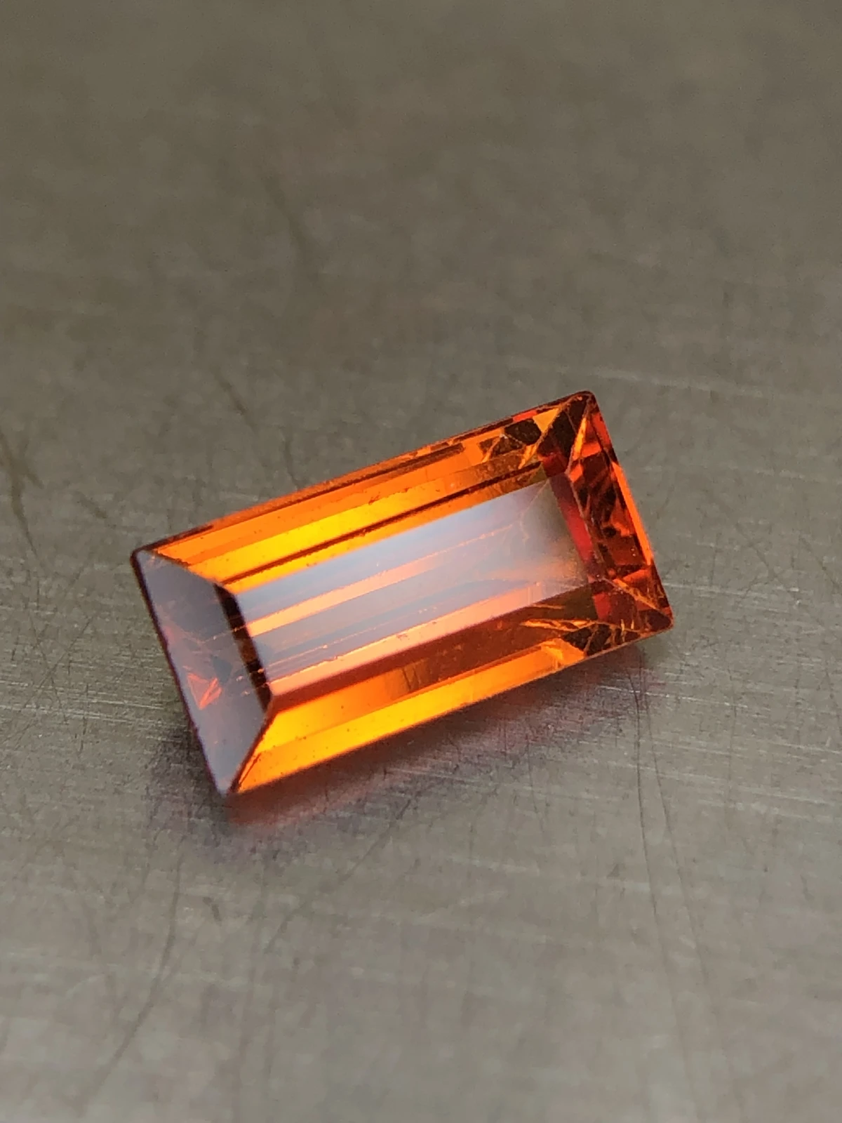 Vibrant Mandarin Garnet 2.6 carat Loose Gemstone