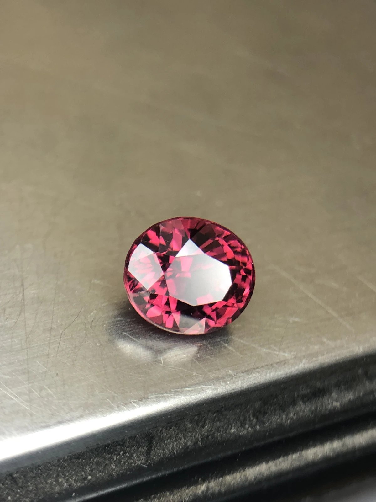 Malaya Garnet 2.3 carats in Fancy Oval Cut from Madagascar