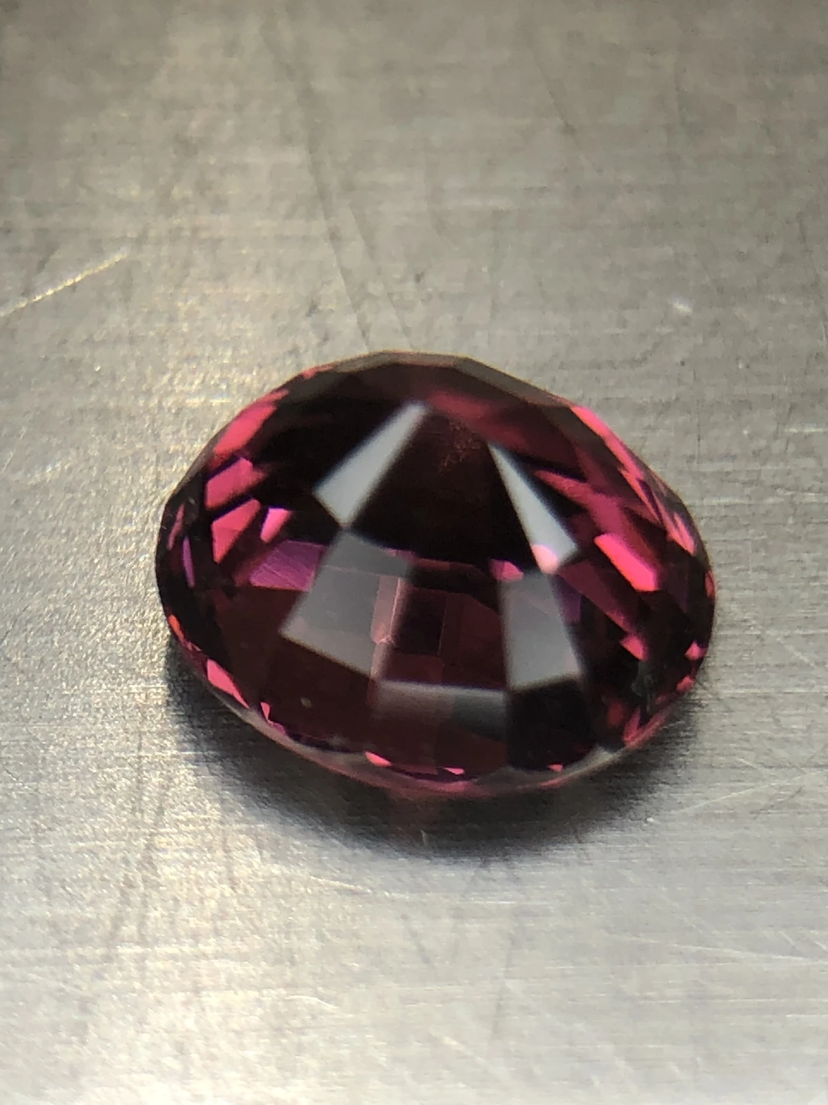 Malaya Garnet 2.3 carats in Fancy Oval Cut from Madagascar