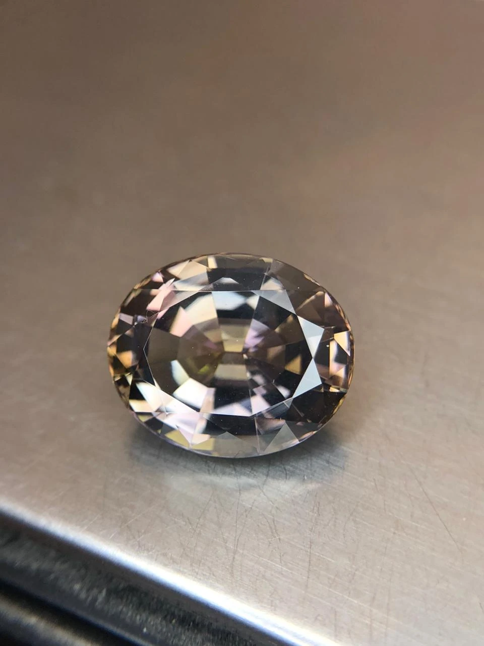 Natural Untreated Tanzanite 9.2 carats in Classic Oval Step Cut