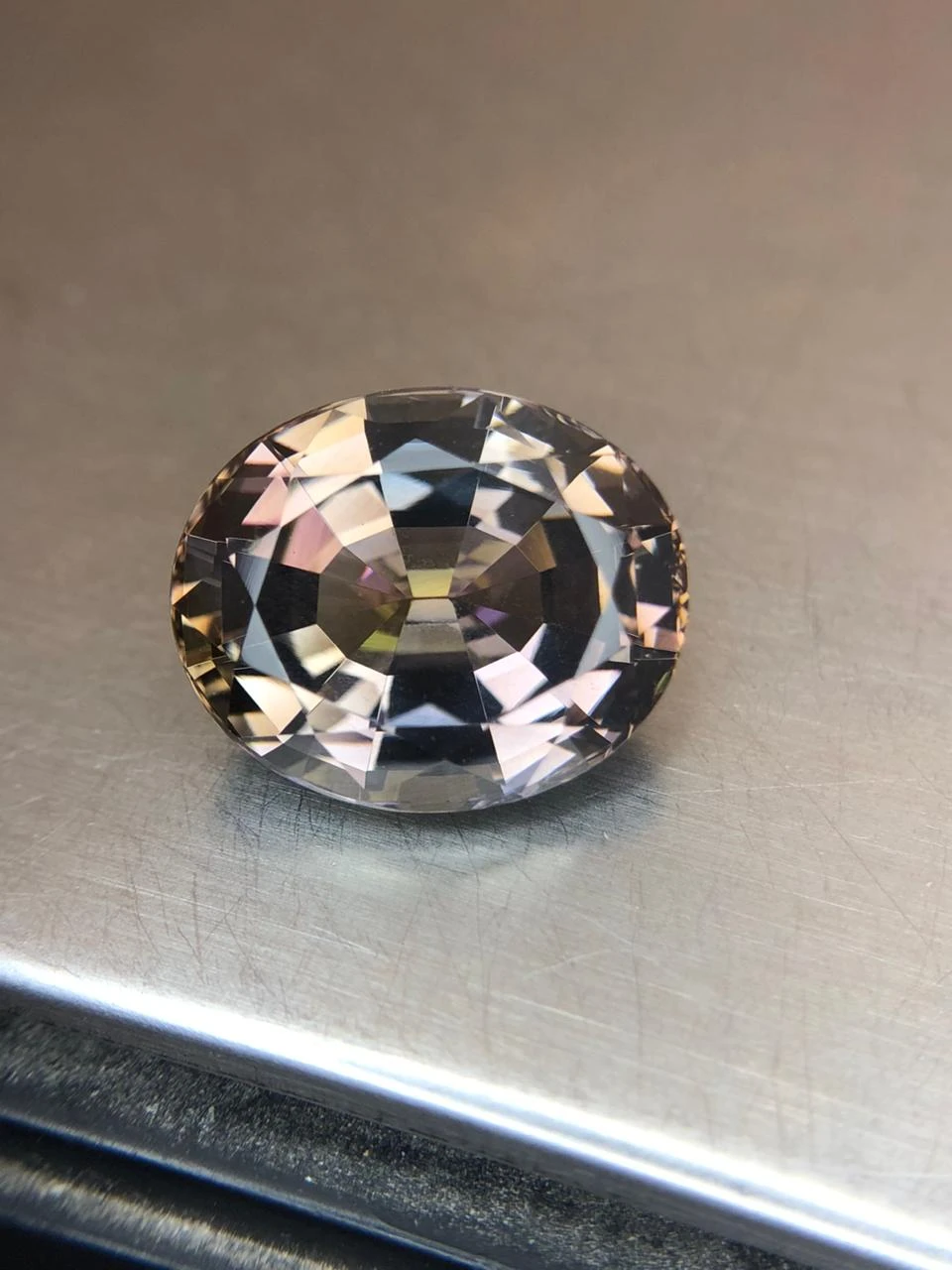 Natural Untreated Tanzanite 9.2 carats in Classic Oval Step Cut