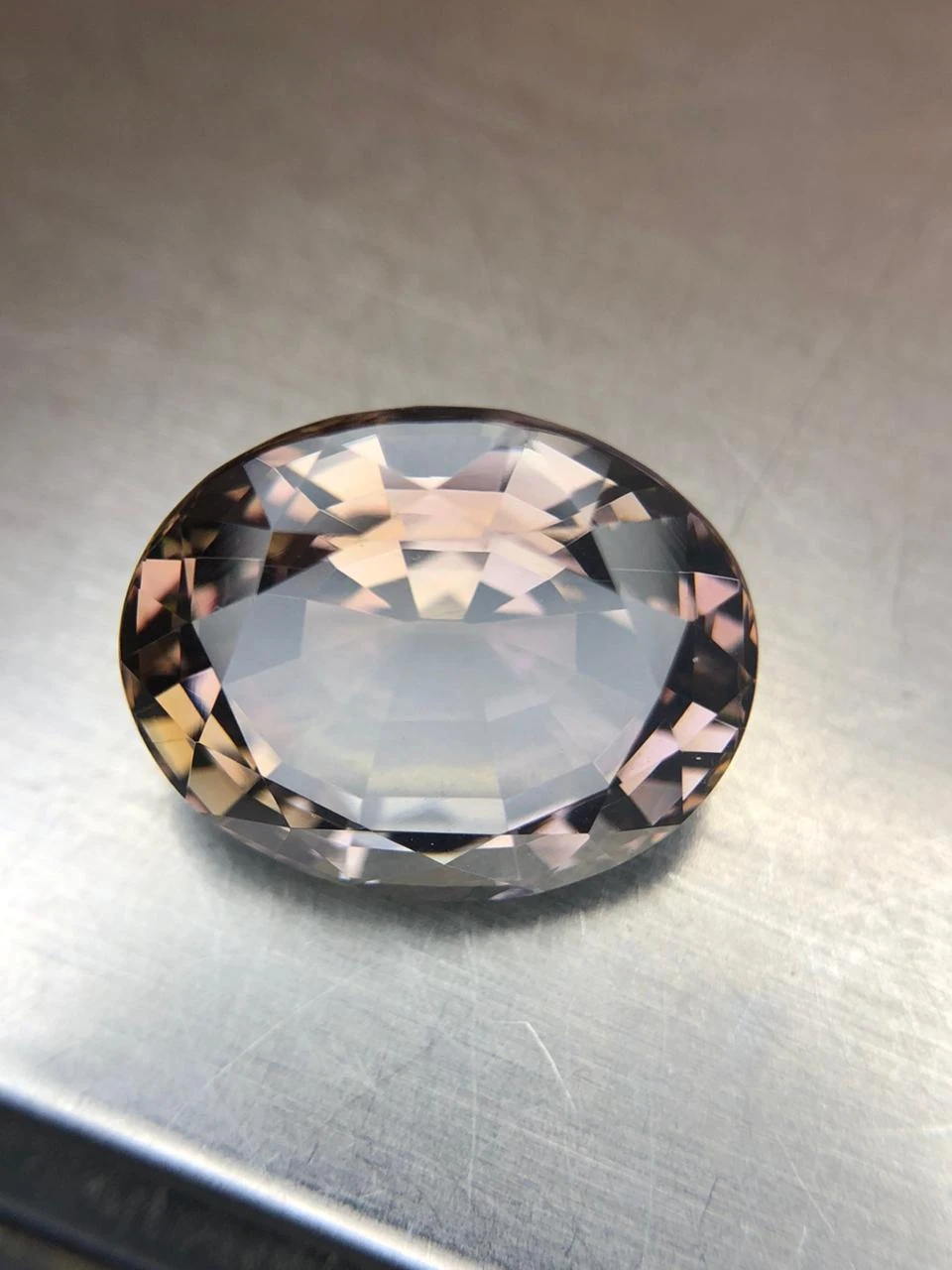 Natural Untreated Tanzanite 9.2 carats in Classic Oval Step Cut