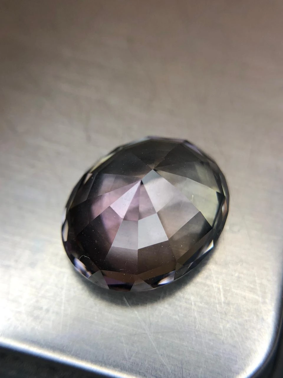 Natural Untreated Tanzanite 9.2 carats in Classic Oval Step Cut