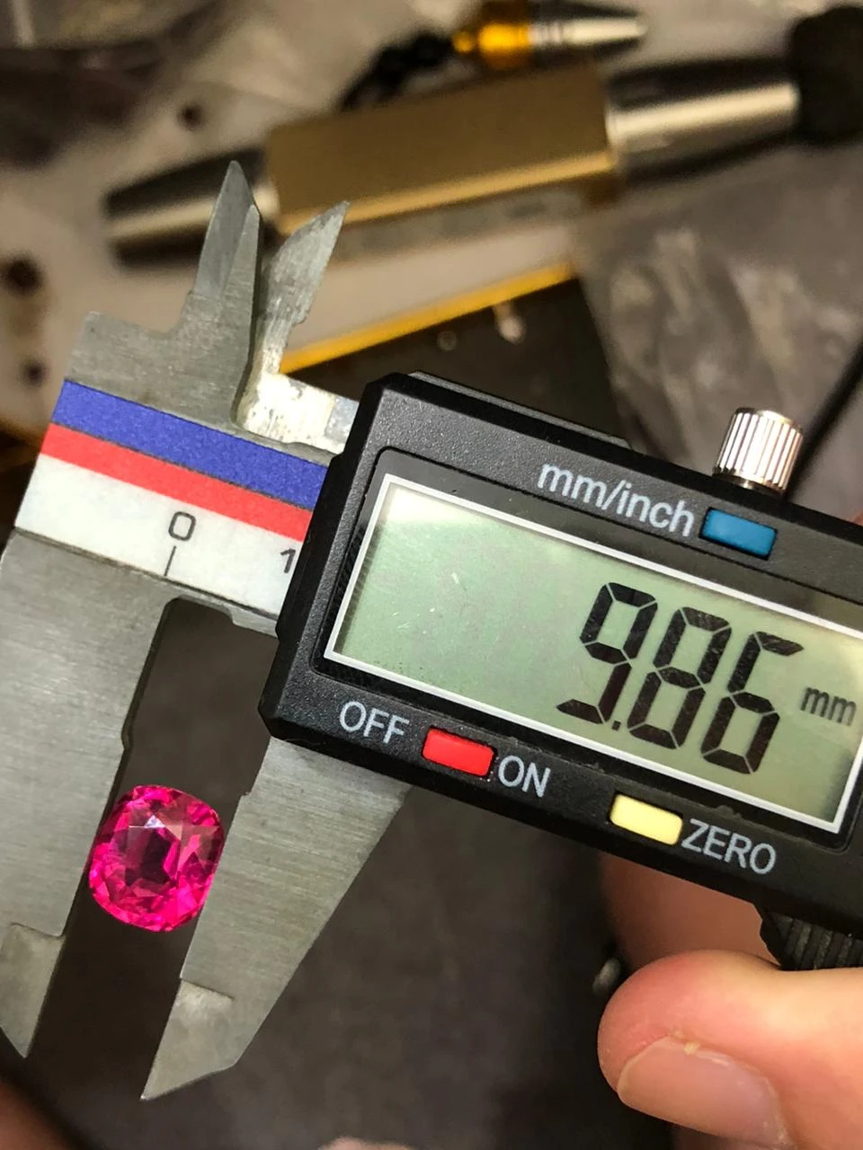 Neon Pink Rubellite 5.8 carats in Cushion Cut from Afghanistan