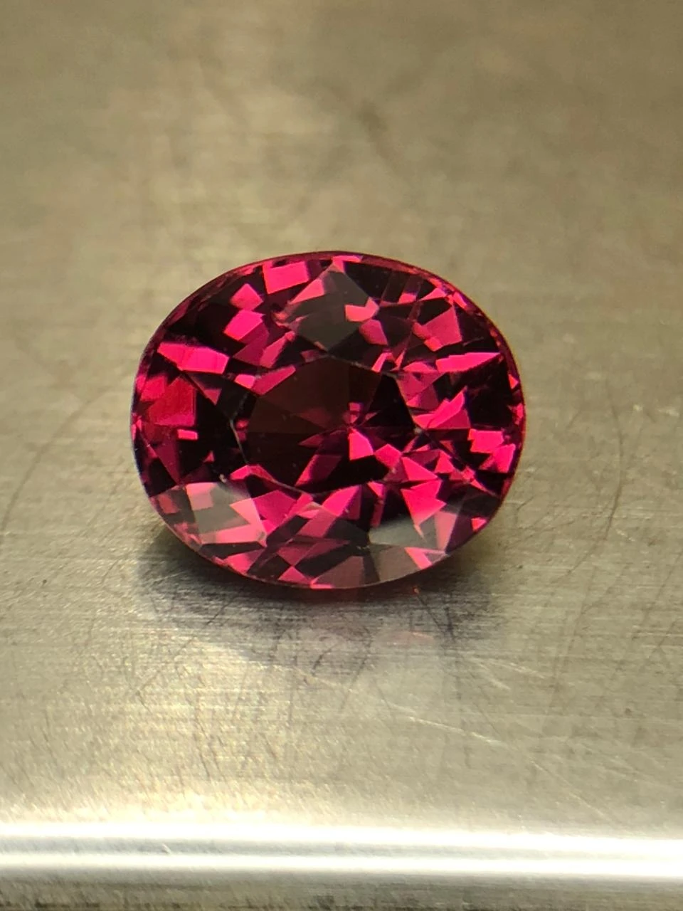 Malaya Garnet  2.6 carats in Classic Oval Cut from Madgascar
