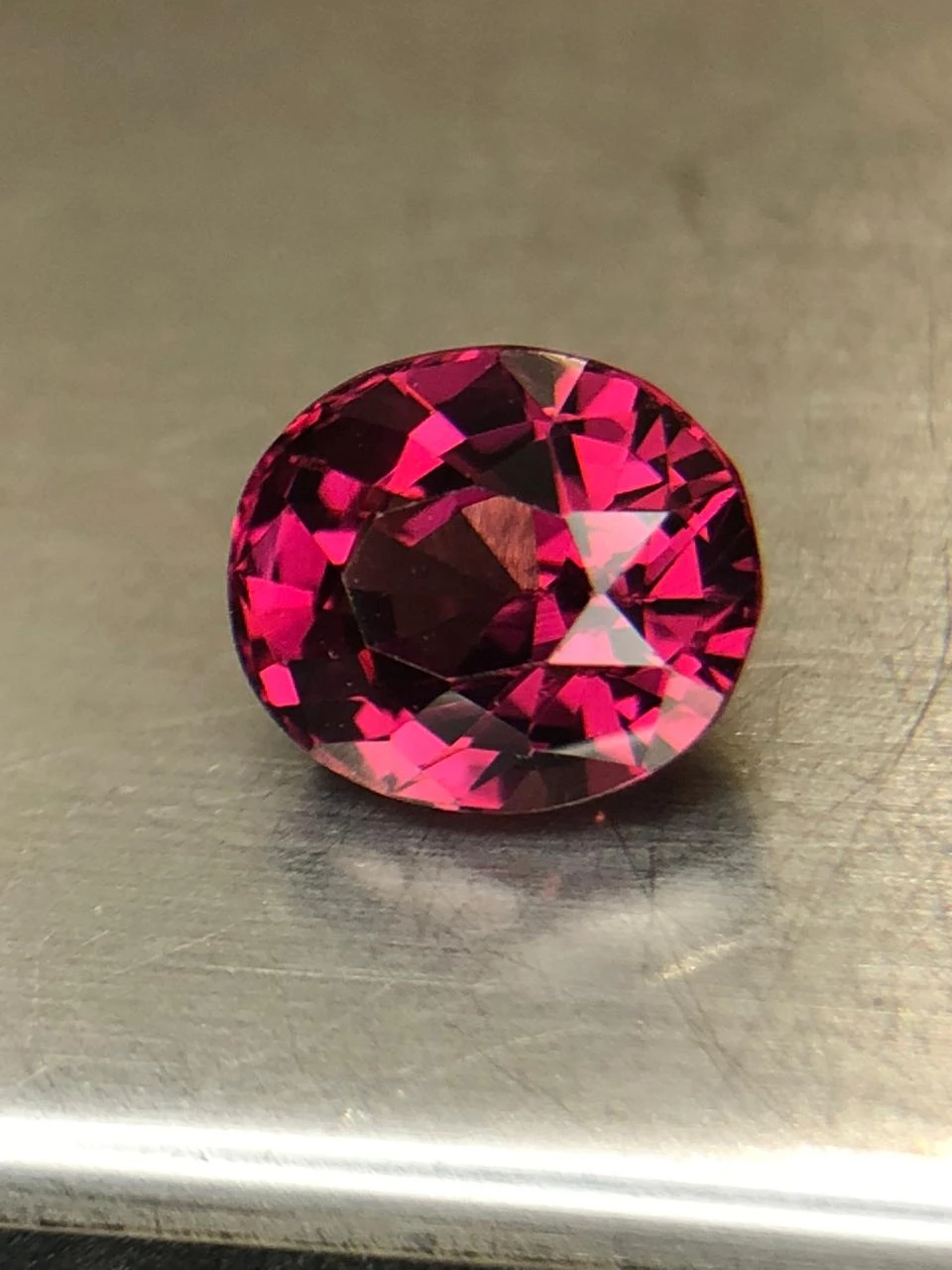 Malaya Garnet  2.6 carats in Classic Oval Cut from Madgascar