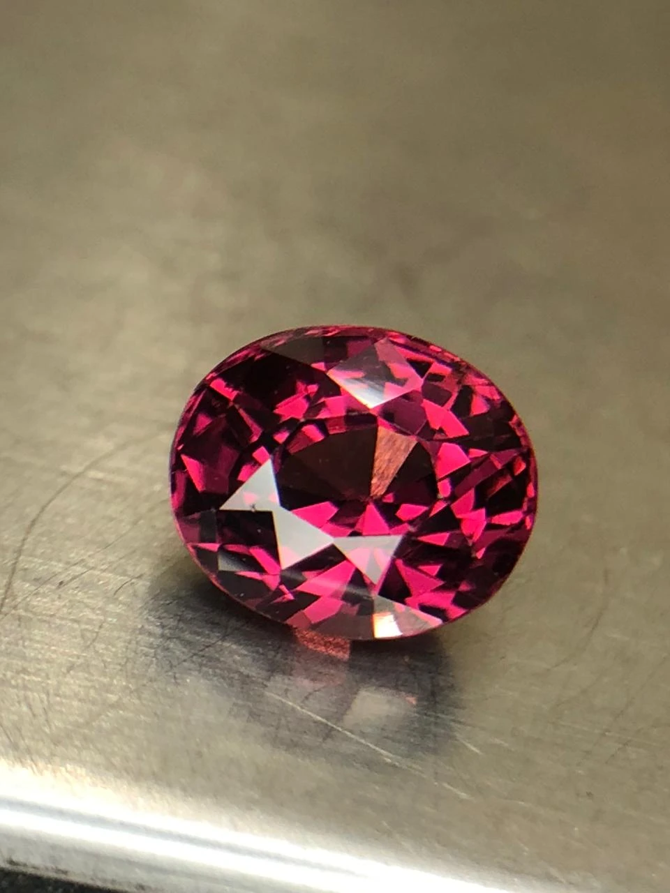 Malaya Garnet  2.6 carats in Classic Oval Cut from Madgascar