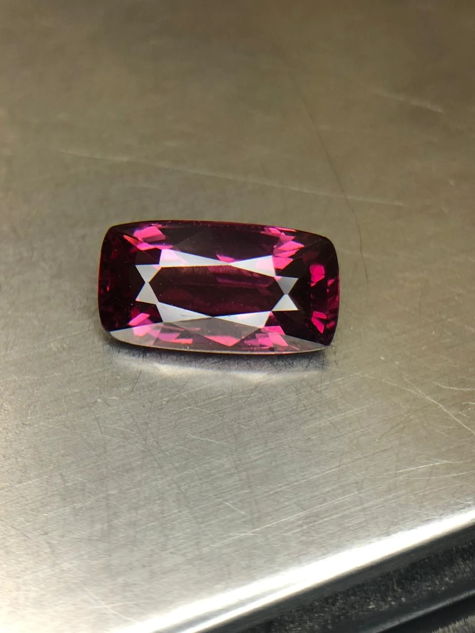 Malaya Garnet  4.4 carats in Modified Cushion Cut from Madgascar