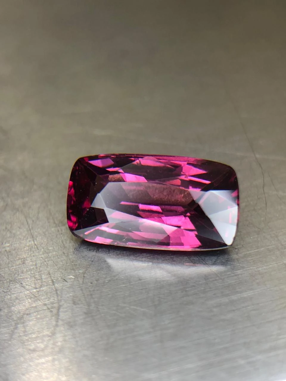 Malaya Garnet  4.4 carats in Modified Cushion Cut from Madgascar
