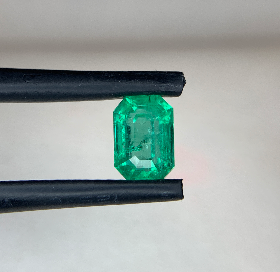 1.07 CT Natural Panjshir Emerald Octagonal Shape Loose Gemstone
