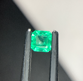 0.78 CT Natural Panjshir Emerald Asscher Shape