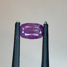 1.66 Ct Natural Corundum Kashmir sapphire cushion shape
