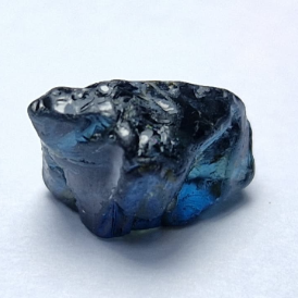 2.85 Carat Peacock Blue Sapphire Facet Rough from Nigeria