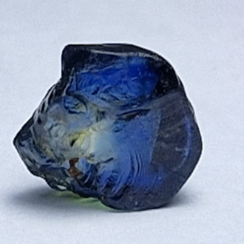 3.25 Carat Royal Blue Sapphire Facet Rough from Nigeria