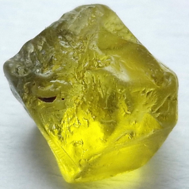 2.2 Ct. Vivid Yellow Sapphire Facet Rough from Nigeria
