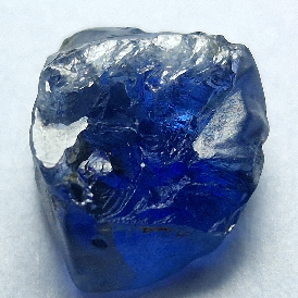 3.4 Ct. Royal Blue Sapphire Facet  Rough from Nigeria
