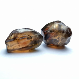 9.6 Ct. Peach reddish Zircon  Facet Rough from Nigeria