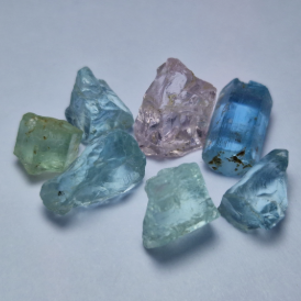 29.70 Ct. Mix Beryl Facet Rough from Nigeria