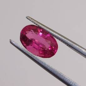 2.30 Ct. Oval Hot Pink Tourmaline from Nigeria